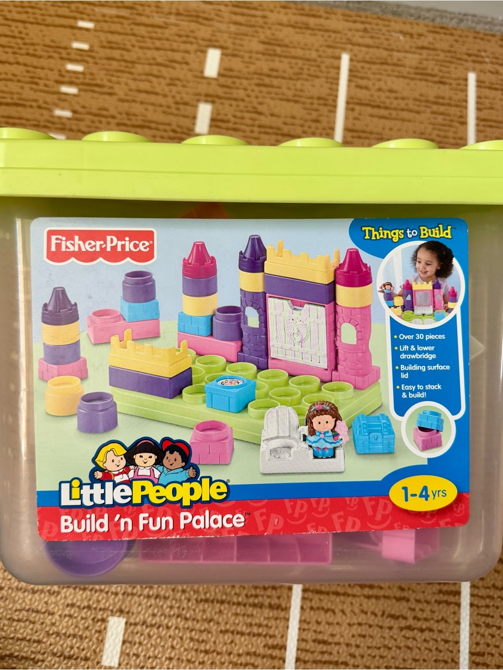 Fisher-Price Little People Build 'n Fun Palace Vintage Set